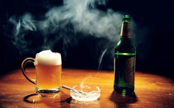 Алкоголь и сигареты - смесь табака и этанола